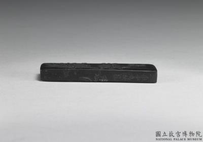 图片[2]-Inkstick inscribed with “Baizi liu” and flower sprays, Ming dynasty (1368-1644)-China Archive